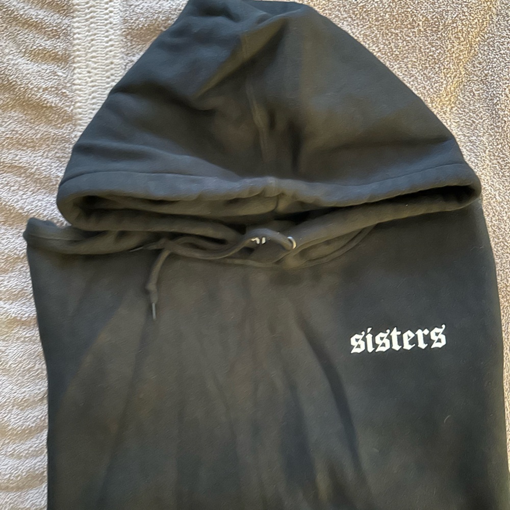 Sisters Black Hoodie Size Small